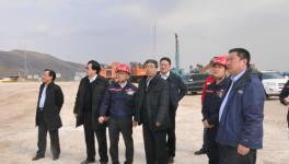 姜德義赴金隅冀東水泥陜西中南部區(qū)域公司調研