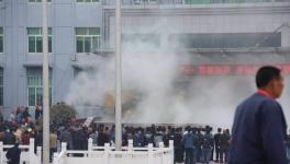 天瑞集團(tuán)派 600多人手持棍棒、斧頭沖擊山水總部