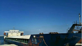 煙臺芝罘海事處依法滯留一艘低標準砂石運輸船舶