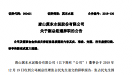 冀東水泥:關(guān)于副總經(jīng)理辭職的公告