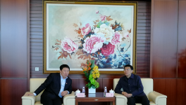 贊皇縣縣長王濤拜會金隅集團(tuán)領(lǐng)導(dǎo)