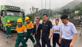 四川省副省長(zhǎng)肯定紅獅水泥子公司的抗震救災(zāi)工作