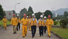 市長親臨海螺水泥檢查安全生產(chǎn)，要求企業(yè)把責任扛在肩上、落實到位