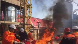 這個地區(qū)又一條日產(chǎn)3200噸水泥熟料生產(chǎn)線點(diǎn)火！