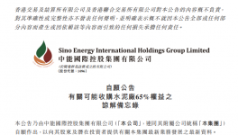 中能國際控股擬收購一家水泥廠65%股權(quán)！