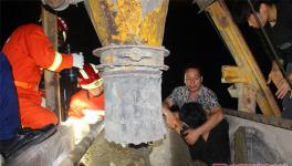 工人被卷入水泥攪拌機(jī)，受傷嚴(yán)重！