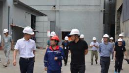 雅安市主任白云到西南水泥子公司調(diào)研！