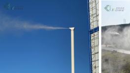 “360度旋轉(zhuǎn)”噴霧，讓水泥廠粉塵無處可逃！