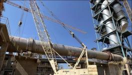 又一家水泥企業(yè)3500t/d熟料生產(chǎn)線回轉(zhuǎn)窯順利合龍！