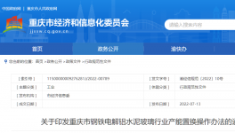 最新！重慶市水泥行業(yè)產(chǎn)能置換操作辦法出臺