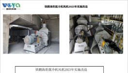 節(jié)電2000KW以上，又有兩條線蓖冷機(jī)風(fēng)機(jī)技改成功！