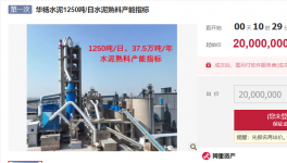 跌價了？又一熟料產(chǎn)能指標(biāo)掛牌出讓！